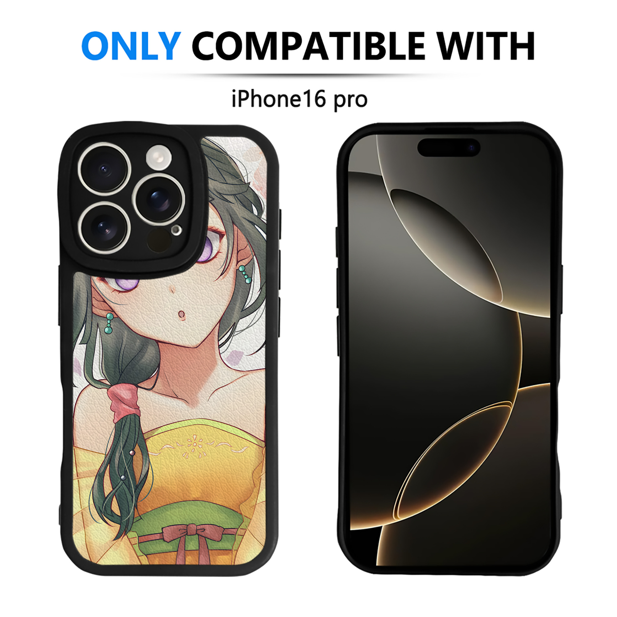 （画像用） 薬屋のひとりごと The Apothecary Diaries 【iPhone 16シリーズ対応】シリコンスマホケース（レザー調） 材質：シリコン